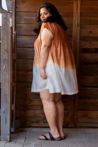 Beach Frock Mini - Handwoven - Hand Dyed with Cutch