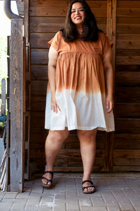 Beach Frock Mini - Handwoven - Hand Dyed with Cutch