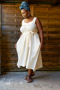 Float Dress - Handwoven Kala Cotton - Indigo