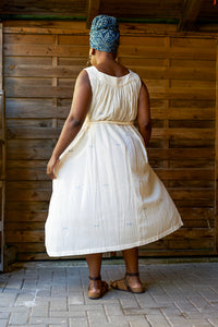 Float Dress - Handwoven Kala Cotton - Indigo