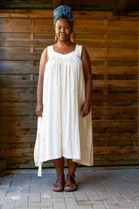 Float Dress - Handwoven Kala Cotton - Indigo