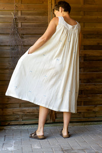 Float Dress - Handwoven Kala Cotton - Indigo