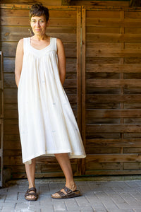 Float Dress - Handwoven Kala Cotton - Indigo