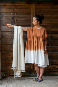 Handwoven Shawl - Kala Cotton - Cutch Stripe