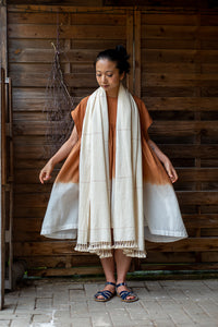 Handwoven Shawl - Kala Cotton - Cutch Stripe