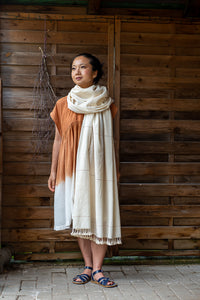 Handwoven Shawl - Kala Cotton - Cutch Stripe