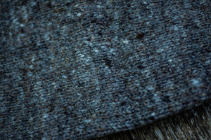 Star Legwarmers - Handspun Wool - Grey/White