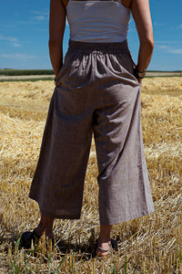 Boat Pant - Handwoven - Seed Pod Brown