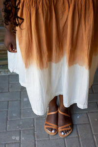 Beach Frock Mini - Handwoven - Hand Dyed with Cutch