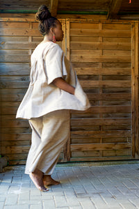 Boat Pant - Handwoven - Seed Pod Brown